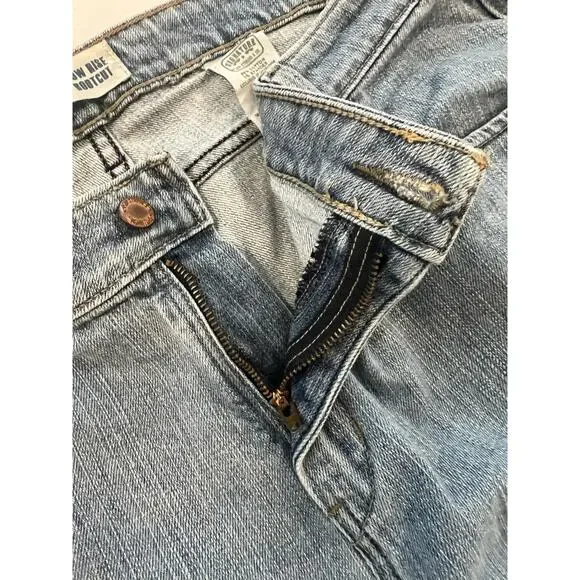 Levi’s Misses Low Rise Bootcut Zip Fly Light Wash Blue Stretch Jeans 18M 39x30 - Picture 9 of 11